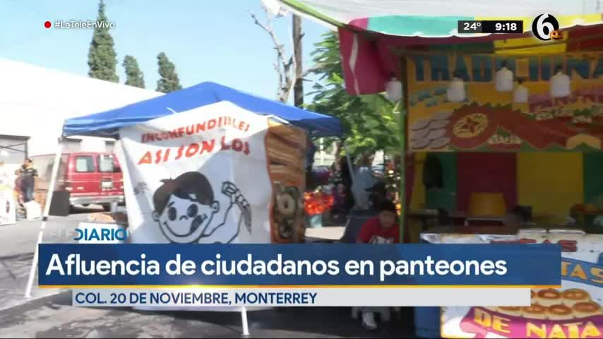 Aumenta afluencia en Panteón de Dolores previo al Día de Muertos 