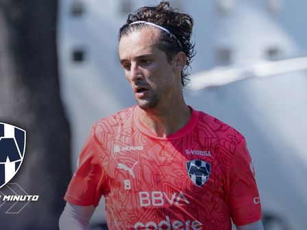 Jordi Cortizo entrenando a tope con Rayados / @RayadosOficial
