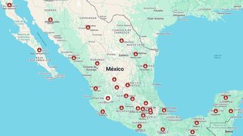 Mapa de estado con registro de policías asesinados en 2026. | Imagen: Causa Común