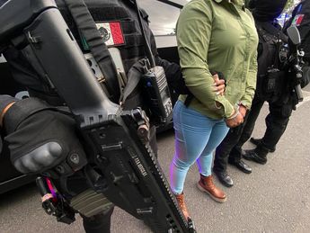 La detención se dio gracias a un operativo aleatorio a una empresa de seguridad. | Secretaría de Seguridad de Jalisco