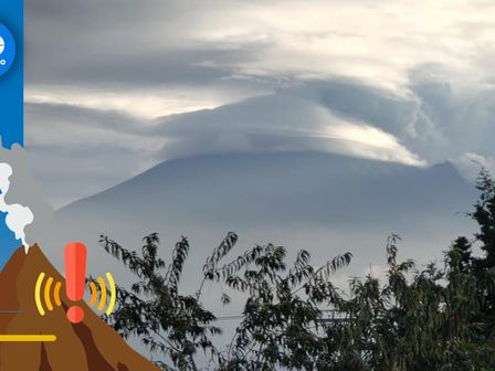 Actividad del Popocatépetl 14 de agosto de 2024 / Andrés Lobato