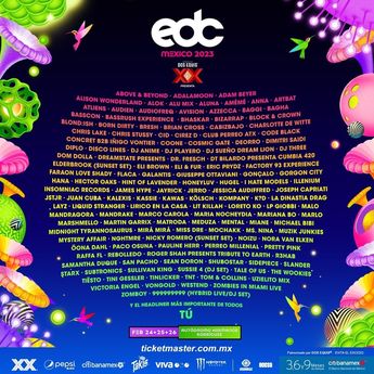 EDC lineup 2023 / Cortesía