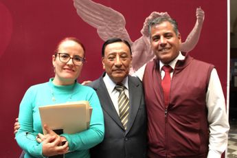 Carlos Gómez Tepoz y Rufo Juárez aún como secretarios en el Ayuntamiento de Puebla / Facebook: Secretaría de Bienestar y Participación Ciudadana