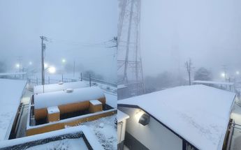 Zonas altas del volcán inactivo fueron apagadas con nieve | Mario C. Rodríguez