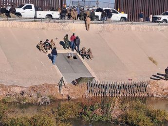 Entrada al narcotúnel encontrado en Ciudad Juárez