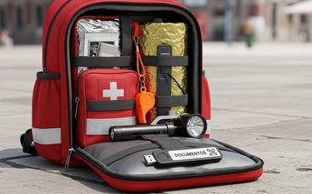 Una mochila de emergencia contiene documentos, víveres, botiquín y herramientas | Telediario