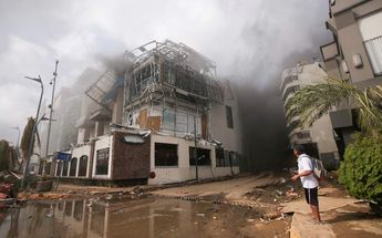 El huracán Otis golpeó con fuerza las costas de Guerrero como categoría 5. | Reuters