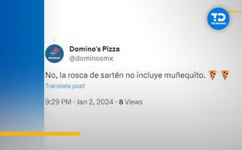 Niño Dios de la Rosca de Sartén de Domino's Pizza