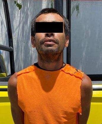 Hombre detenido. | Cortesía