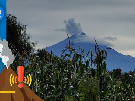 Actividad del Popocatépetl 12 de septiembre de 2024 / Andrés Lobato