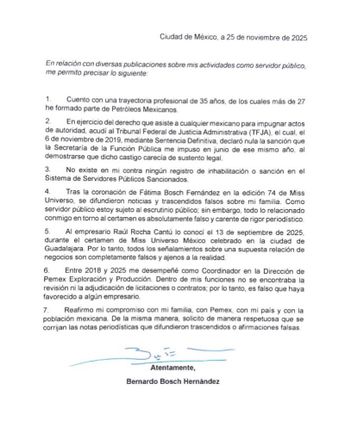 Bernardo Bosch aclaró su relación con Ricardo Rocha. | Foto Instagram.