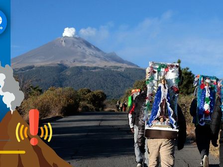 El semáforo de alerta volcánica del Popocatépetl está en Amarillo Fase 2 HOY 10 de diciembre de 2024 / Cuartoscuro