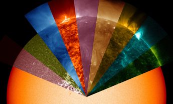 El color del sol puede variar.