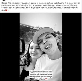 Esto escribió Jesús en redes sociales tras enterarse de lo que le pasó a su novia. | Especial