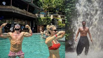 Poncho de Nigris y Marcela Mistral en lujoso viaje a Indonesia | FOTOS