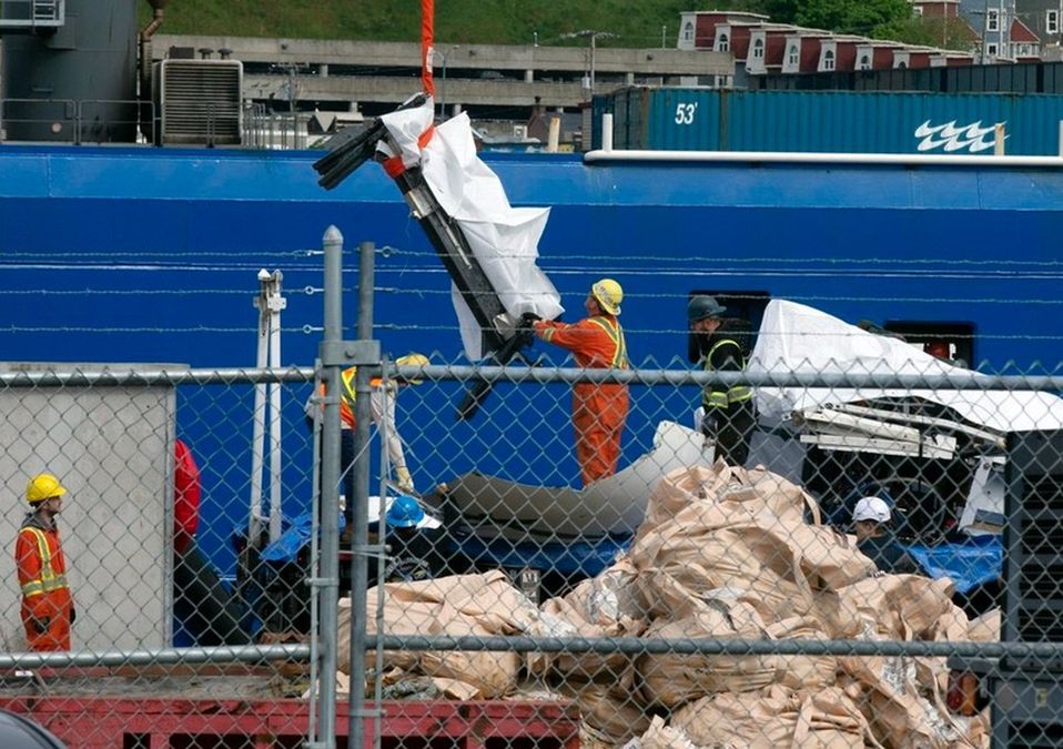 Llegan restos de Titán a Canadá / Twitter @eldiario