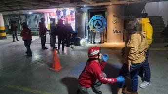 Accidente en hospital privado / Protección Civil Monterrey