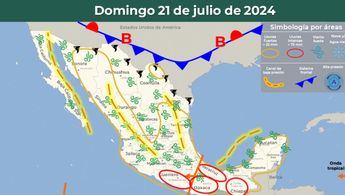 Clima México 21 julio