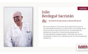 Julio Berdegué, secretario de Agricultura y Desarrollo Rural