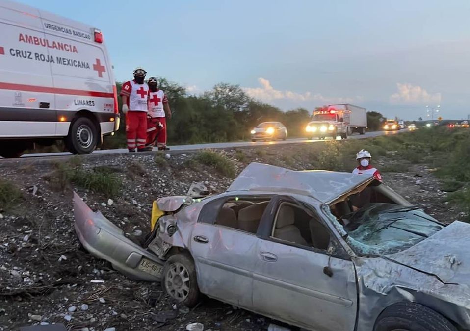 Accidente vial en Montemorelos deja un muerto. | Cortesía