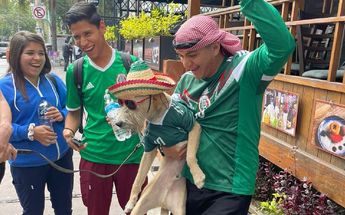 Aficionados apoyando a México durante el Mundial Qatar 2022 / Karla Victoria Rodríguez