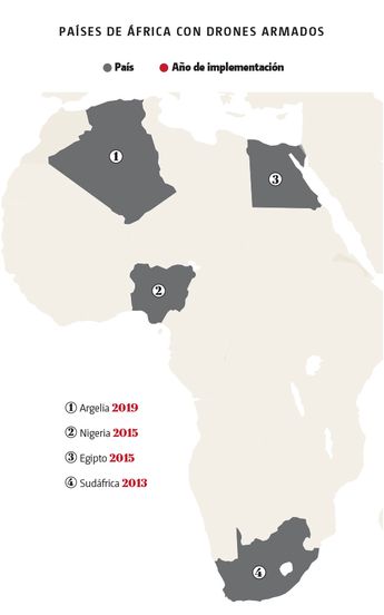Drones armados en África. | Especial