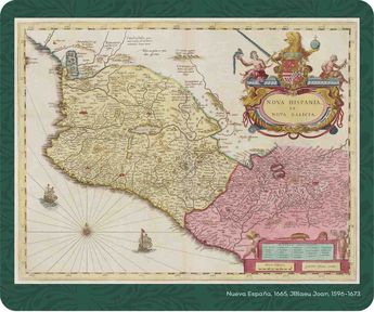 Territorio de la Nueva Galicia, que abarcaba Jalisco y parte de Nayarit, Aguascalientes, Colima y  Zacatecas. | Gobierno de México