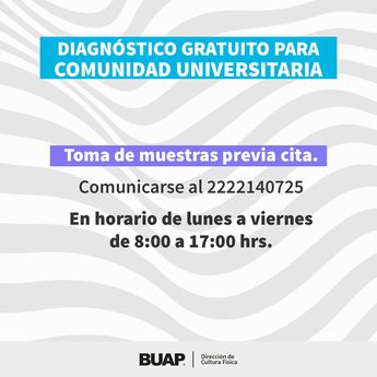 BUAP ofrece pruebas covid-19 para comunidad universitaria / Deportes BUAP