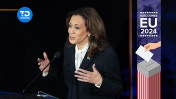 Kamala Harris durante el debate presidencial | Telediario especial