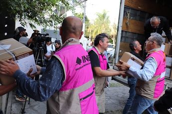 Aún se mantiene en el aire la contratación de Cajas Graf para las elecciones de 2027 en Jalisco. | Foto: INE