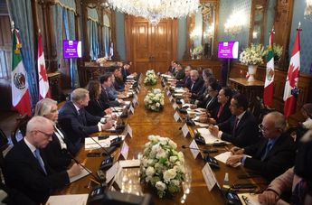 Reunión bilateral entre México y Canadá. | Cortesía