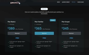 Precios de paquetes en Smash lab / TELEDIARIO