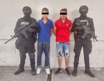 Presuntos miembros de célula criminal arrestados. | Cortesía