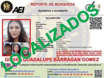 Localizan a mamá y a sus tres hijos / Especial