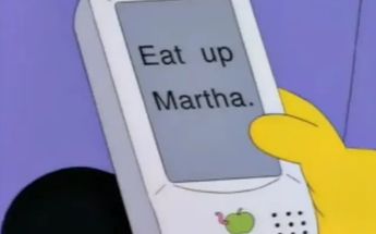 Herramienta de autocorrector en Los Simpson