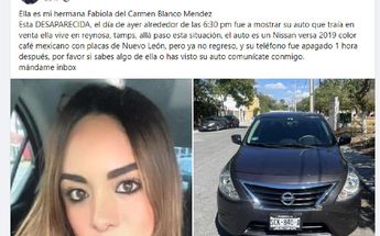 Fabiola desaparecida en Tamaulipas | Especial