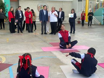Mario Delgado estuvo en el Cendi 1 de la colonia Felipe Ángeles en Monterrey. | Sandra González