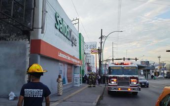 El conato de incendio en Salud Digna habría ocurrido por un cortocircuito. | Francisco Zúñiga Esquivel