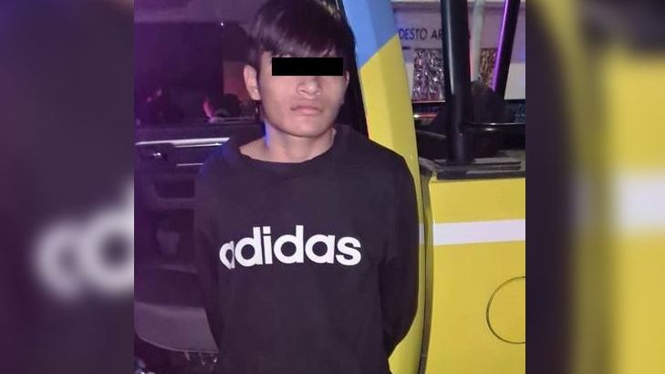 La mujer salió de su domicilio y pidió ayuda a los oficiales de policía, por lo que el sujeto fue detenido. | Cortesía
