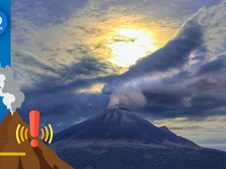 Actividad del Popocatépetl 23 de agosto de 2024 / Andrés Lobato