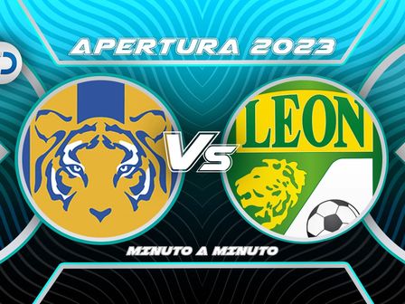 Sigue en VIVO el último duelo de la jornada sabatina entre Tigres y León del Apertura 2023. / Especial