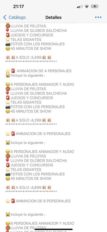 Esto incluía el show infantil | Especial