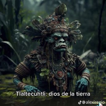 Tlaltecuhtli: Dios de la tierra / @alexiregio