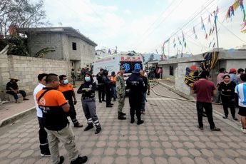 PC, policía y ejército atiende explosión en Palmar de Bravo / Cortesía
