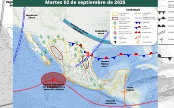 Frente frío 1 2 de septiembre 2025