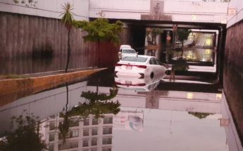 Inundación en López Mateos / Juan Carlos Munguía