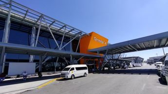 La ampliación de terminales en el Aeropuerto Internacional de Monterrey va avanzando. | Archivo