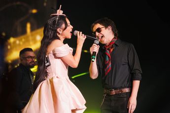 Chetes fue uno de los invitados especiales de Belanova. | Cortesía