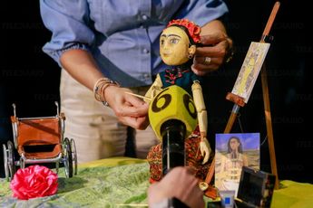 Figura de Frida Kahlo en títere | Andrés Lobato