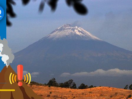 Actividad del Popocatépetl 1 de septiembre de 2024 / Andrés Lobato
